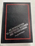 Electrical Machines & Transformers George Mcpherson 1981 Wiley Hc. Fixed Price $25.00.
