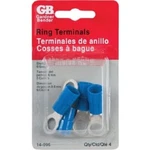 20-GARDNER Bender 6 Awg 3/8" Stud Size Blue Vinyl-insulated Barrel Ring Terminal. Fixed Price $39.89.