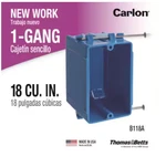 1-GANG Cu In Carlon B118A Switch Box Case 100 Blue. Fixed Price $114.99.
