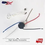 Zing Ear ZE-208S 3SPEED 4WIRE Ceiling Fan Pull Chain Switch 6A 125VAC-BRONZE Usa. Fixed Price $5.45.