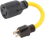 Nema 5-15P To L14-30R Power Adapter Cord, Household 15AMP Yelllow. Fixed Price $23.69.
