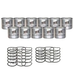 Wix 33166 Fuel Filter Set Heavy Duty Cartridge Metal Canister 11 Pieces. Fixed Price $104.95.
