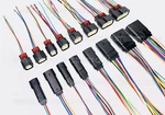 Molex MX150 Wire Connector Harley Waterproof 6" Pigtail Assembled With Cpa. Fixed Price $25.52.