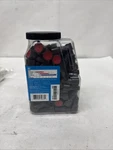 (qty 100) Ideal 30-1262J Weatherproof Wire Connectors, Black/red Above-grade. Fixed Price $53.99.