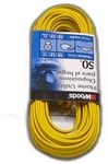 Woods 0832 SPT-2 16/3 Flat Utility Extension Cord, Yellow, 50-FOOT. Fixed Price $16.99.