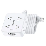 10FT Surge Protector Power Strip Flat Plug Extension Cord 8 Ac 4 Usb Ports. Fixed Price $34.37.