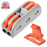 25PCS Conductor Compact Connectors Lever Wire Nut Electrical With Fix. Fixed Price $21.92.