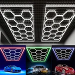 Hexagon Led Lighting Car Detail Garage Workshop Retail Honeycomb Lamp. Fixed Price $95.89.