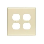 Leviton PJ82-W 2-GANG Duplex Receptacle Wallplate Midway Size. Fixed Price $19.99.