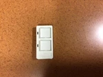Leviton Residential Powerline Carrier Controller White 2-BUTTON 6450-2W. Fixed Price $11.75.
