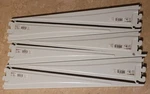 Nos Lot Of 6 20" Closetmaid Shelftrack White Brackets. Fixed Price $24.97.