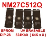 4PCS Clean Eeprom Uv Erasable Fairchil NM27C512 524KBIT 64K X 8 DIP-32. Fixed Price $5.33.