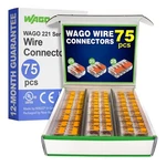 Wago Series 75PC Compact Splicing Wire Connectors Includes (25X 221-412.... Fixed Price $54.75.