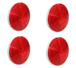 Pk 4" Round Red Stop Turn Tail Clearance Lamp 12V Grommet Mount TL/40202R3. Fixed Price $35.99.