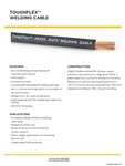 #2 Awg Toughflex Welding/battery Cable Made Usa (10 Ft) Quick Ship!. Fixed Price $35.90.