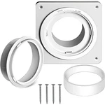 Dryer Vent Wall Plate With Quick Connect, Connector Kit Covers Fit.... Fixed Price $22.03.