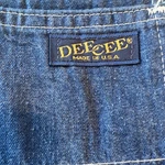 Vintage Nos Dee Cee Men's Blue Denim Jeans Cotton Made Usa 32X36 Patch Pocket. Fixed Price $89.00.