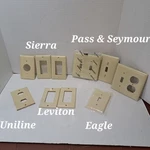 10 Electrical Outlet & Switch Covers Sierra Eagle Leviton Pass Seymour Uniline. Fixed Price $21.60.