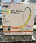 Feit - 16FT Rgbw Smart Led Strip Light Wifi Remote Control Compatible With Alexa. Fixed Price $30.00.