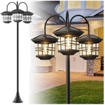 Elegant 76" Solar Lamp Post - Waterproof Garden Pole Light. Fixed Price $114.39.