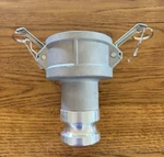 Type Da, 4 Female Coupler X 2" Adapter, Aluminum, Camlock DA3020. Fixed Price $40.00.