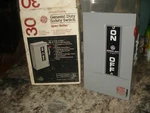 General Duty Safety Switch 30 Amp Spec-setter Box TG3221CP Bin 987. Fixed Price $84.99.