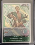 Bandai Roronoa Zoro PRB02-006 Character One Piece 4000 Power Cost Blocker. Fixed Price $15.00.