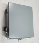 Electrical Enclosure, X 4, Hoffman A1008NF Clampcover Nema Grey Steel. Fixed Price $69.95.