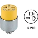 (4)-LEVITON 20A 250V 3-WIRE 2-POLE Armored Cord Connector 000-620CA. Fixed Price $46.89.