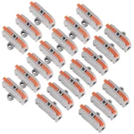 Xhf 20PCS Conductor Compact Lever Wire Nuts, Electrical Connectors.... Fixed Price $16.97.