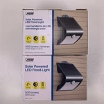 (2) Feit SV6-500-SOL-BLK Led Flood Light Motion Dusk To Dawn Solar. Fixed Price $38.75.