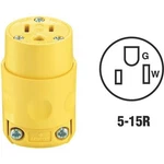 (10)-LEVITON Nema 5-15R 2 Pole 3 Wire Amp Electric Cord Connector 000-515CV. Fixed Price $61.89.