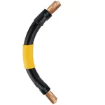 2 Gauge Interconnecting Copper Cable, 6-INCH Length With Bare Ends (black). Fixed Price $9.95.