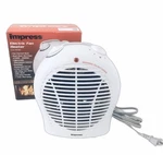 Impress Electric Heater Fan White Includes Original Box Tested Works. Fixed Price $30.00.