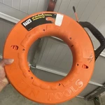 Klein Tools 200 Multi-groove Non Conductive Fiberglass Fish Tape. Fixed Price $150.00.