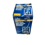 Leviton One Gang Low Voltage Wallplate Mounting Brackets 8 Pack, Durable. Fixed Price $14.99.