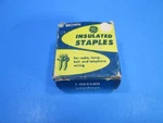 Vintage Insulated Staples GE2540-1 Brown (qty 40) General Electric *nos*. Fixed Price $12.99.