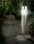 Living Accents 60040 Silver/black Solar Powered Led Bollard Light (pack Of 15). Fixed Price $39.95.