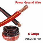 6 Awg Gauge Automotive Battery Cable Inverter Power Wire Truck Rv Solar Install. Fixed Price $85.99.