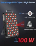 Sanmuke 100W Red Light Therapy For Face & Body 660NM 850NM With Pcs 45M.... Fixed Price $95.00.