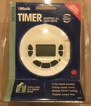 Indoor Lighting Security Digital Programmable Timer, Woods 59203. Fixed Price $15.95.
