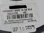 Lawson #16AWG Gpt Sae J1128 Automotive Primary Wire Cable Black /100FT. Fixed Price $19.99.