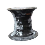 Cerrowire 50 Ft. 14 Gauge Black Solid Copper Thhn. Fixed Price $17.43.