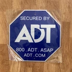 New - Adt Reflective Home Security Sign 10X10" For Yard, Window, Door, Wall. Fixed Price $10.99.