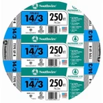 250 Ft. 14/3 Gray Solid Copper Uf-b Wire For Outdoor Use, Moisture Resistant. Fixed Price $244.55.