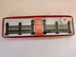 Santas World Christmas Collectible Fence W/ Lighted Lamp Post. Fixed Price $14.99.