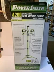 Powersmith 4200 Lumen Dual-head Led Work Light With Tripod. Fixed Price $89.99.