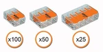 Wago Lever-nuts 175PC Wire Connector Assortment Pack 221-412,221-413,221-415. Fixed Price $78.95.