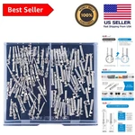 50 Pairs Of Size 16 Connector Pins - Precision Open Barrel Terminals. Fixed Price $36.95.