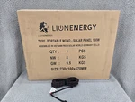 Lion Energy Portable Mono 12V Solar Panel 100W 25FT Extension Cable 730X100X570. Fixed Price $249.99.